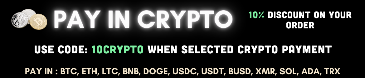 Crypto payment tutorial banner