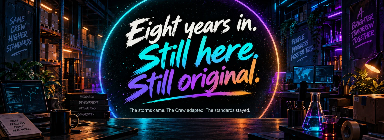 Realchems - eight years in, still here, still original